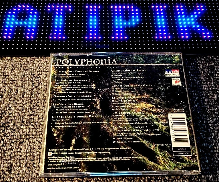 🌍 Polifonía - Los Cantos De La Tierra - CD 19 Temas - Sony Classical 🎶 – photo 2